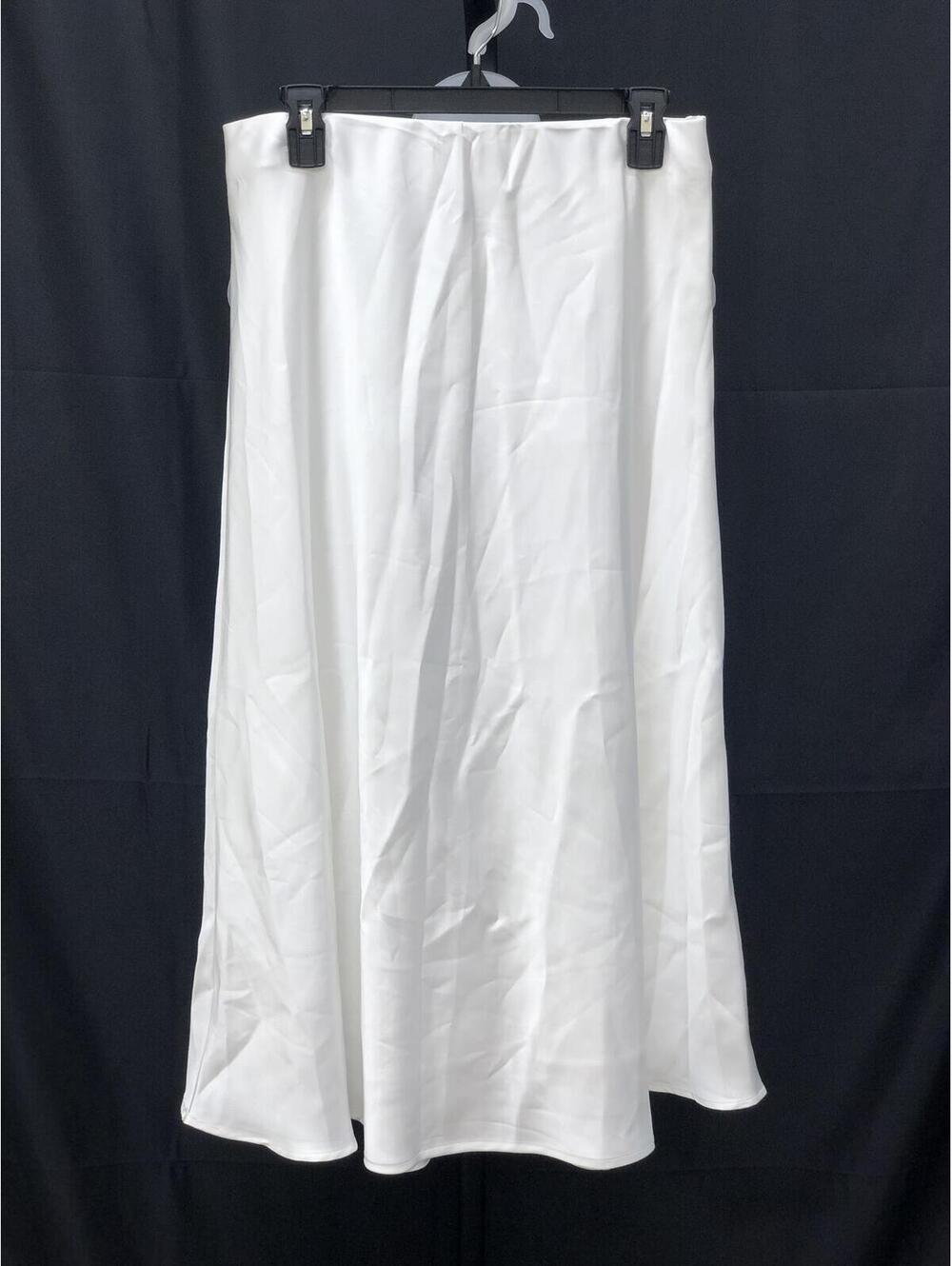 Women's White Maxi Skirt - Classic A-Line